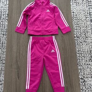 Toddler girls adidas track suit